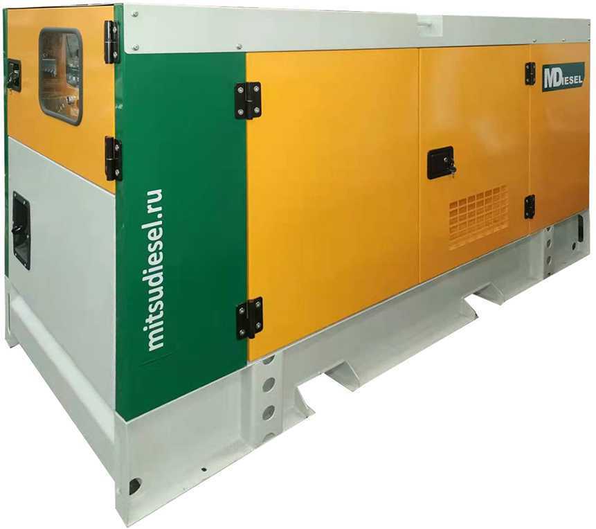 Резервный дизельный генератор МД АД-50С-Т400-1РКМ29 в шумозащитном кожухе Дизель электростанции фото, изображение