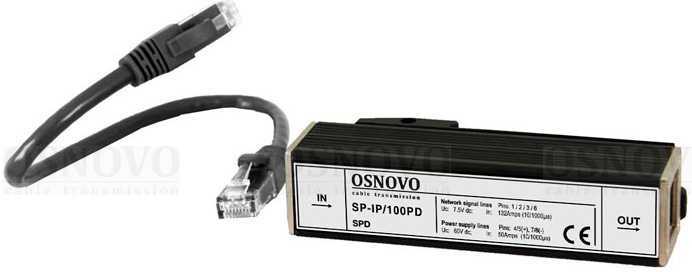 OSNOVO SP-IP/100PD Устройства грозозащиты фото, изображение